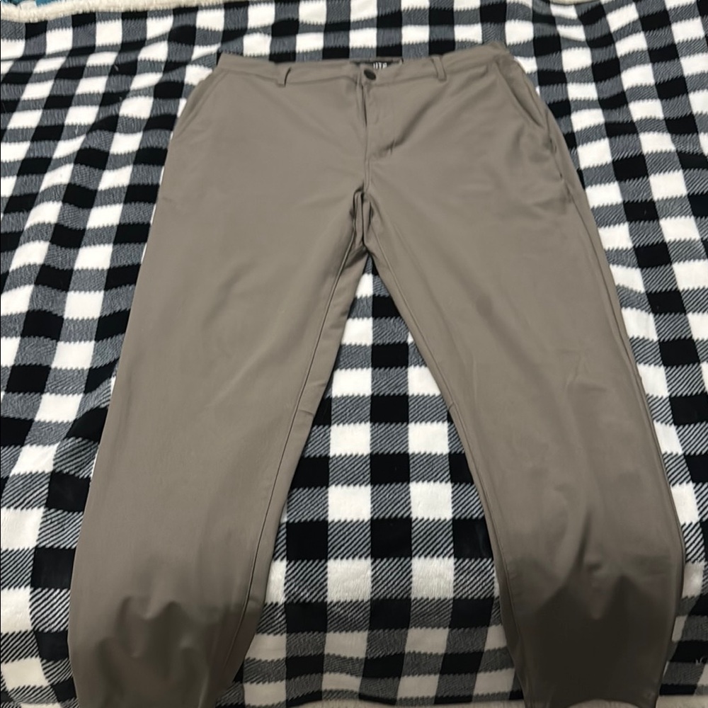 Cuts Clothing Tan Chinos Lightweight Flat Front